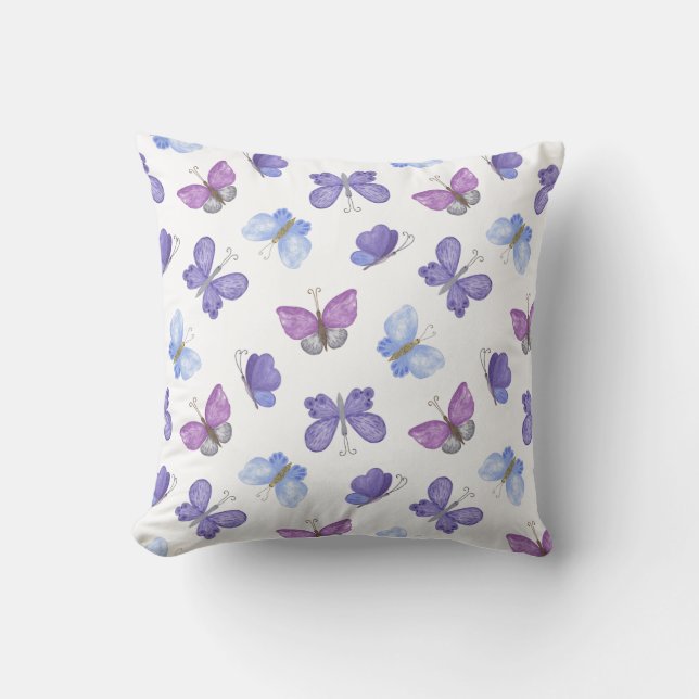 Coussin "Modèle de cœurs dessinés à la main | Capriceux et (Recto)