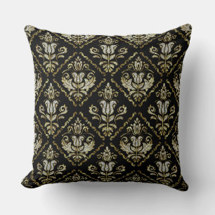 Coussin Modèle de damas étincelant