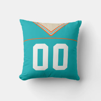 Coussin Modèle de football Turquoise LAX