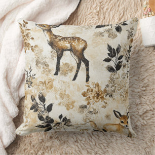 Coussin Modèle de nurserie Fawn Woodland