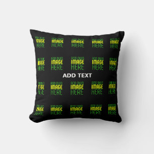 COUSSIN MODELE DE TEXTE D'IMAGE NOIRE SIMPLE ET MODIFIABLE