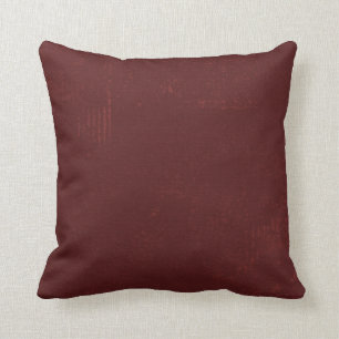 COUSSIN MODÈLE DE TEXTURE BURGUNDY ROUGE MAROON PROFOND SO