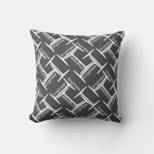 Coussin Modèle d'ingénieur en poutres d'acier