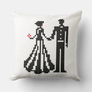 COUSSIN MODÈLE ÉLÉGANT DE MARQUE ET DE GROUPE CROSS-STITCH