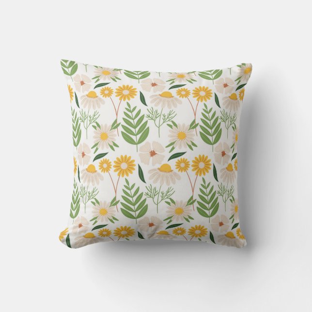 Coussin Modèle floral (Recto)