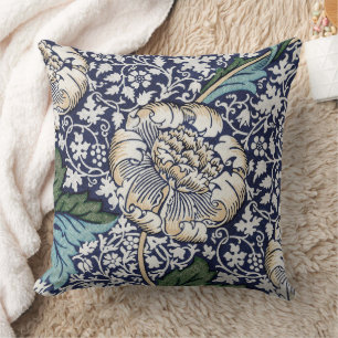 Coussin Modèle floral de Kennet vintage par William Morris