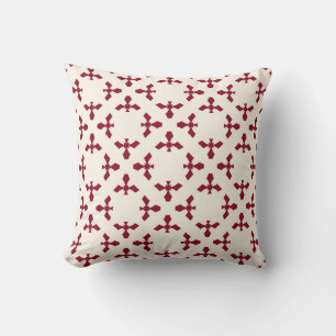 Coussin Modèle floral géométrique abstrait vintage. Seamel