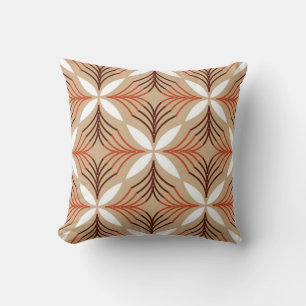 Coussin Modèle floral géométrique : dessin artistique vint