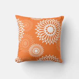 Coussin Modèle floral géométrique minimaliste Mandala oran