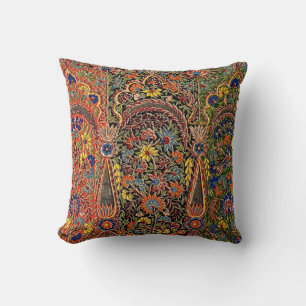 Coussin Modèle Floral Multicolore vintage