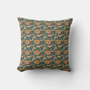 Coussin Modèle floral rétro