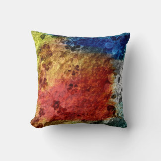 Coussin Modèle floral rétro vintage