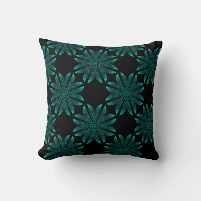 Coussin Modèle floral sur le dos (Recto)