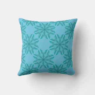 Coussin Modèle floral sur le gel de menthe