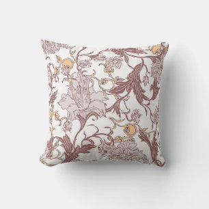 Coussin Modèle floral victorien ethnique Conception Vintag