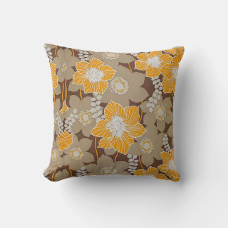 Coussin Modèle floral Vintage rétro Pillow
