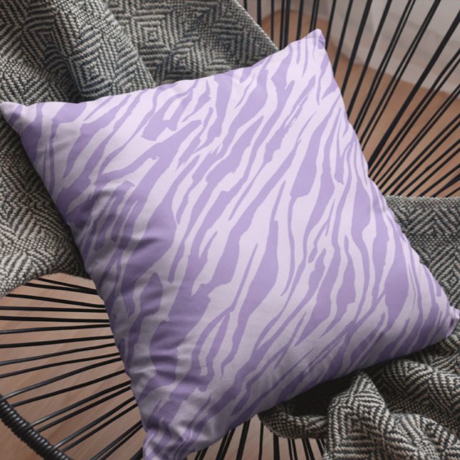 Coussin Modèle Lilac Zebra (Créateur téléchargé)