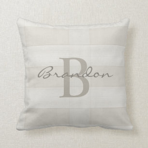 Coussin Modèle moderne élégant de la lettre B de manuscrit