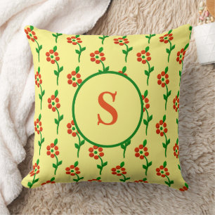 Coussin modèle moderne rétro argile moderne modèle floral