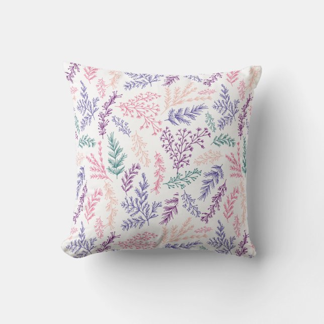 coussin modelé par feuille botanique de (Recto)