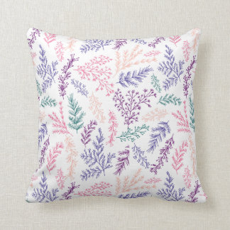 coussin modelé par feuille botanique de