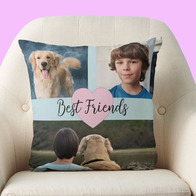 Coussin Modèle photo Best Friends Animaux (Créateur téléchargé)