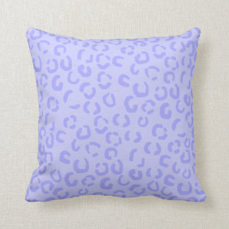 Coussin Modèle pourpre lilas en pastel d'empreinte de
