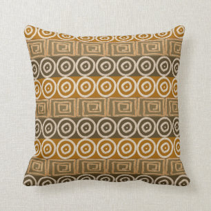 Coussin Modèle tiré par la main africain ethnique