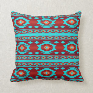 Coussin Modèle tribal ethnique du sud-ouest