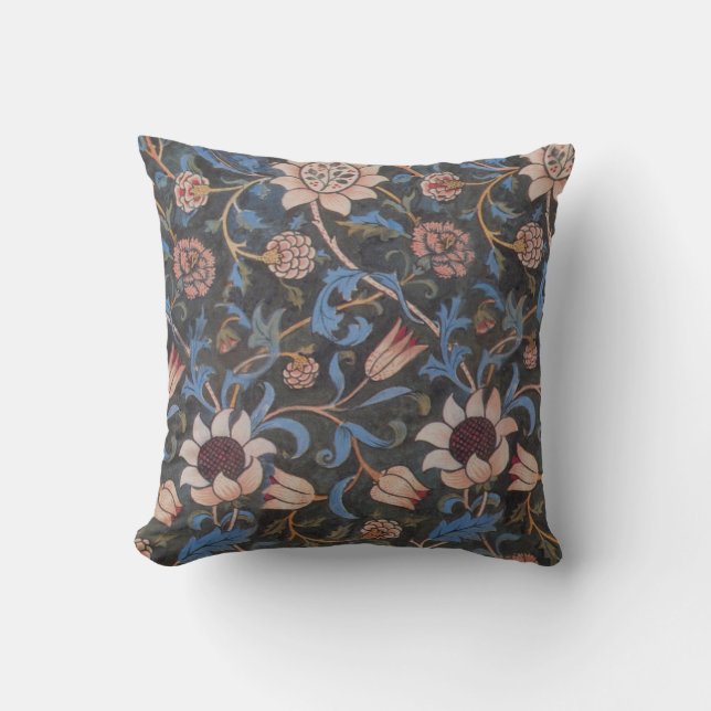 Coussin Modèle William Morris Evenlode : Vintage Moody (Recto)
