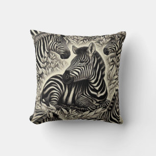 Coussin Modèle Zèbre Vintage mou