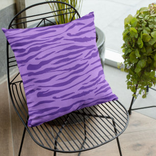 Coussin modèle Zèbre violet