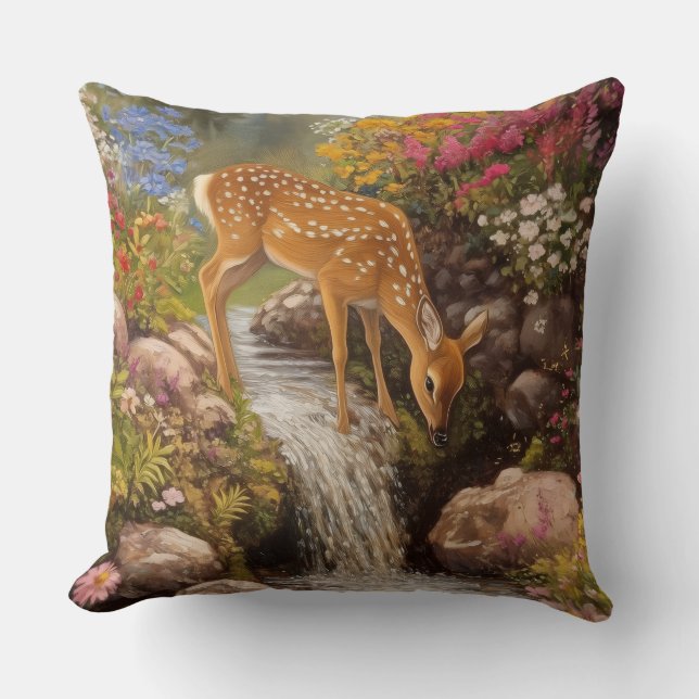 Coussin Modern Abstract Decorative Throw Pillow – Stylish  (Recto)