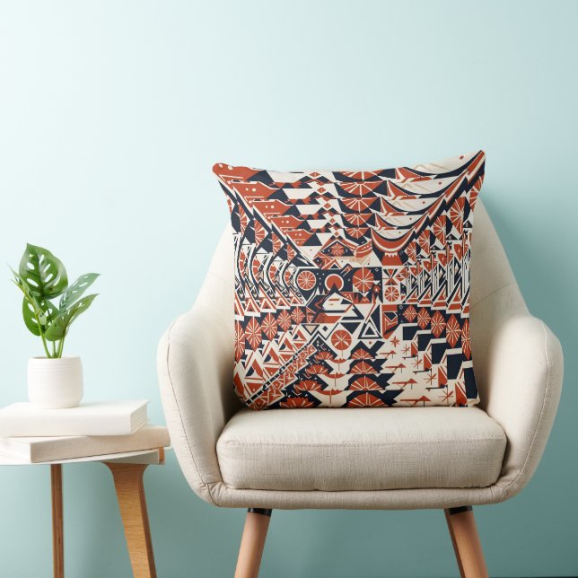 Coussin Modern Abstract Geometric surface design 1269 (Chaise)