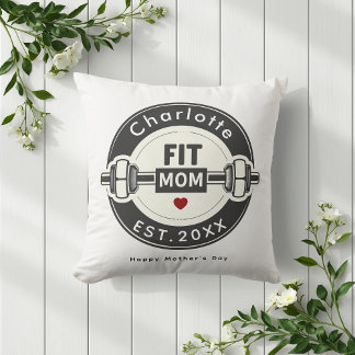 Coussin Modern Fit Mom Mothers Day Pillow Gift