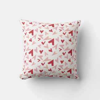 Coussin Modern Geometric Heart Throw Pillow