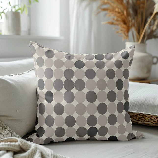 Coussin Modern Gray Linked Circles Guest-Wow Decor (Créateur téléchargé)