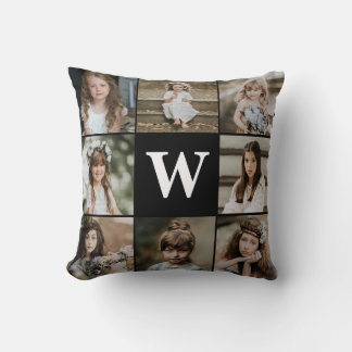 Coussin Modern Modern Family 8 Photo Collage