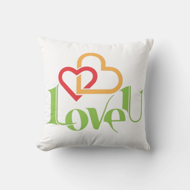 Coussin Modern Red and Blue Tartan Plaid Throw Pillow  (Recto)