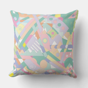 Coussin Moderne Abstrait géométrique Motif chic tendance