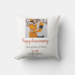 Coussin Moderne boho joyeux anniversaire ajouter nom date
