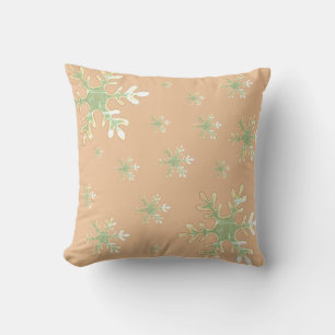 Coussin Moderne Chic Snowflake Motif Holiday