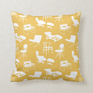 Coussin moderne de chaises de la moitié du siècl