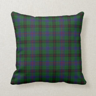 Coussin moderne de plaid de tartan de Davidson