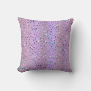 Coussin Moderne Elégant élégant Luxe Purple Parties scinti