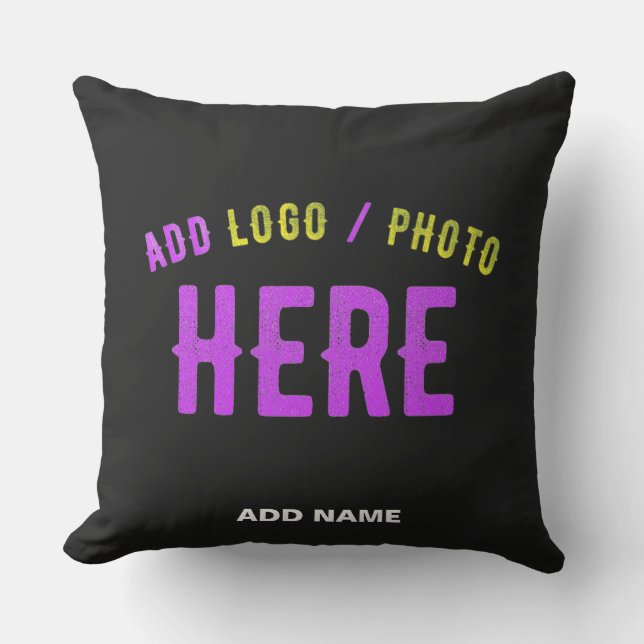 COUSSIN MODERNE ET MODERNE PERSONNALISABLE NOIR VÉRIFIÉ (Recto)