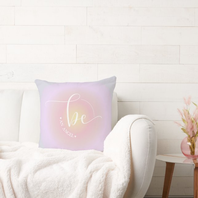 Coussin Moderne Inspiration Citation Lavender Be An Angel (Canapé)