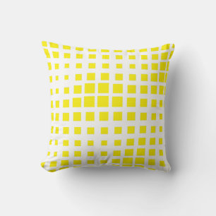 Coussin Moderne jeton géométrique en grille en demi-teinte