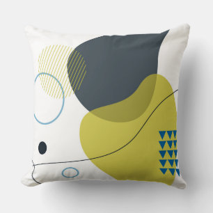 Coussin Moderne, Memphis, cool, unique, illustration tenda