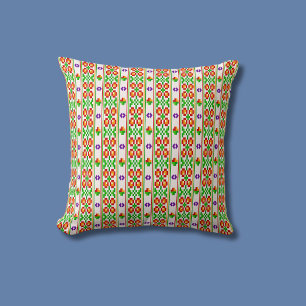 Coussin Moderne motif folklorique sans couture de broderie